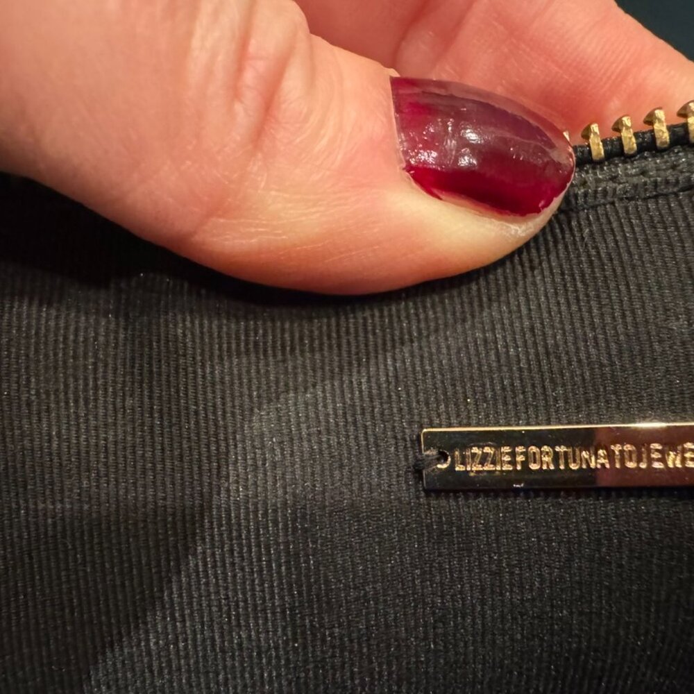 Lizzie Fortunato Hand embroidered Otami embroidered clutch - Picture 5 of 5